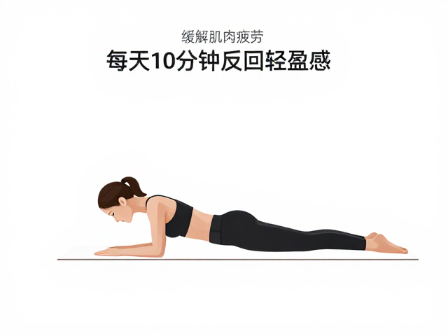 缓解肌肉疲劳,3个超轻量的放松活动,每天10分钟找回轻盈感