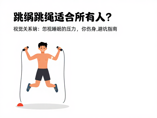 跳绳适合所有人？忽视睡眠压力仍伤身，避坑指南