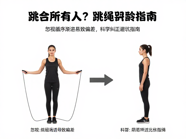 跳绳适合所有人?忽视循序渐进易致偏差,科学纠正避坑指南