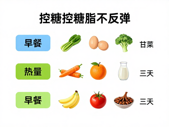 减脂人群必看,合理分配热量,轻松控糖控脂不反弹