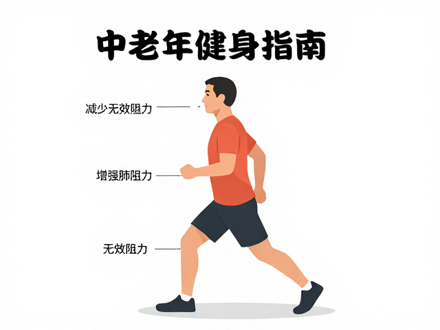 中老年健身指南,增强肺活量,减少无效阻力
