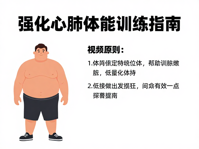 大体重强化心肺,低冲击辅助体能训练指南