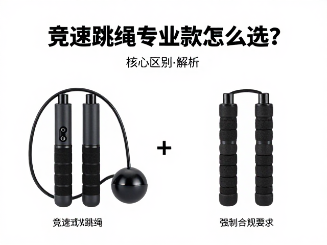 竞速跳绳专业款怎么选?计数跳绳与竞速跳绳核心区别全解析