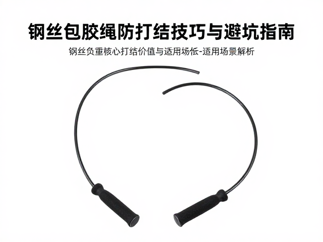 无绳负重跳绳怎么选?钢丝包胶绳防打结技巧与避坑指南