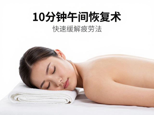 10分钟午间恢复术,间隙放松法,快速缓解疲劳
