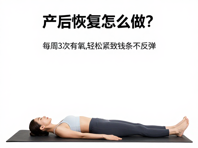 产后恢复怎么做?每周3次有氧,轻松紧致线条不反弹