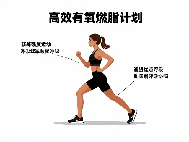 新手有氧计划,中等强度运动助顺畅呼吸,高效燃脂指南