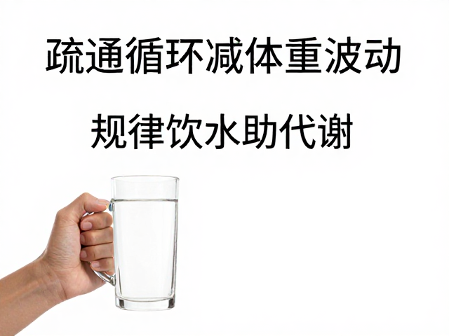 疏通循环减体重波动,规律饮水助代谢