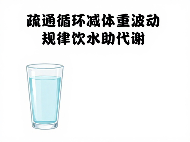 疏通循环减体重波动,规律饮水助代谢