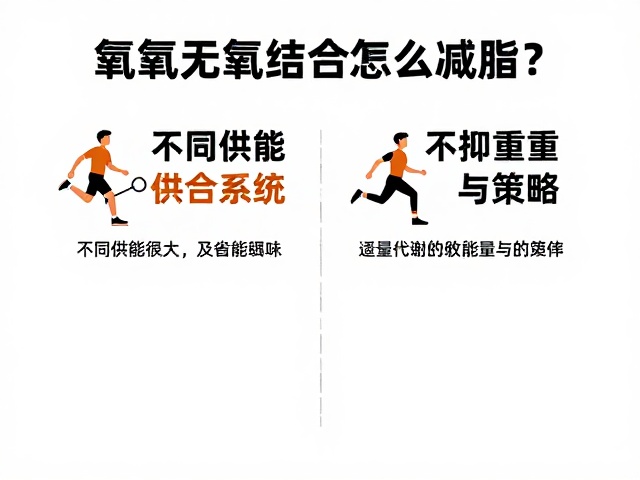 有氧无氧结合怎么减脂？不同供能系统下的锻炼侧重与策略
