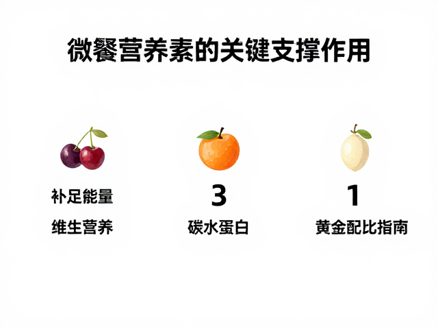 补足能量与维生素矿物质,碳水蛋白3,1黄金配比指南