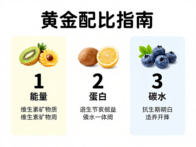 补足能量与维生素矿物质,碳水蛋白3,1黄金配比指南