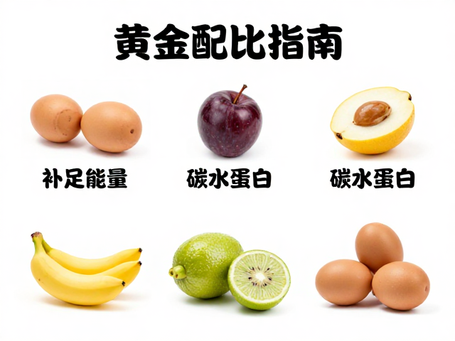 补足能量与维生素矿物质,碳水蛋白3,1黄金配比指南
