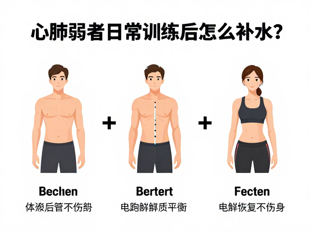 心肺弱者日常训练后怎么补水?3招快速恢复不伤身