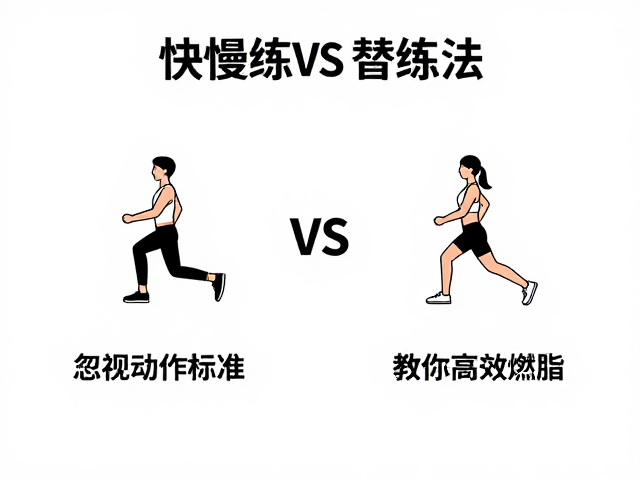 快慢交替练法,忽视动作标准难提高代谢,教你高效燃脂