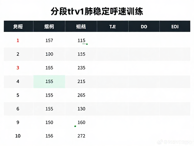 分段配速训练，稳定呼吸节奏，高效增强肺活量指南