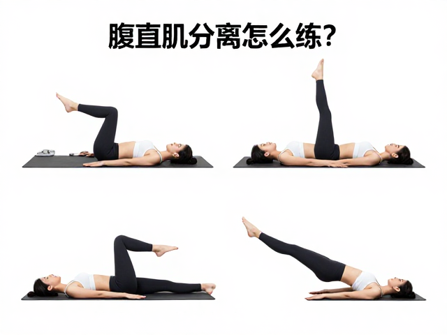 腹直肌分离怎么练?中低强度动作恢复体态