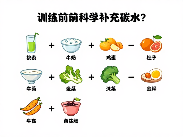 八周循环有氧提升计划,训练前如何科学补充碳水?