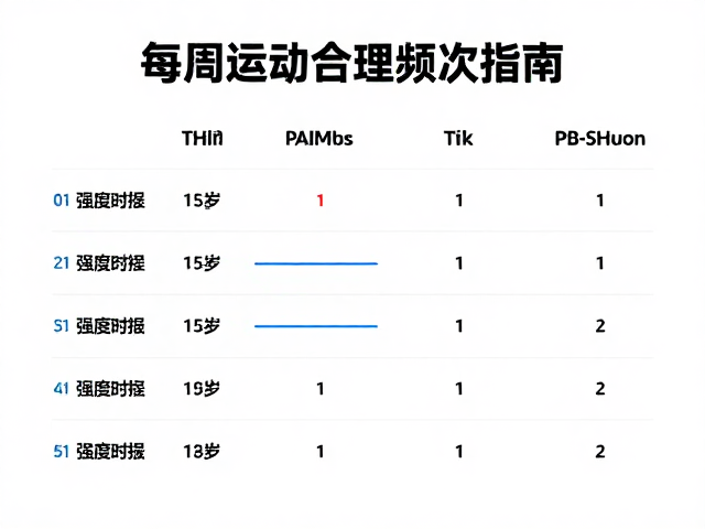 心肺提升人群恢复时间,每周运动合理频次指南