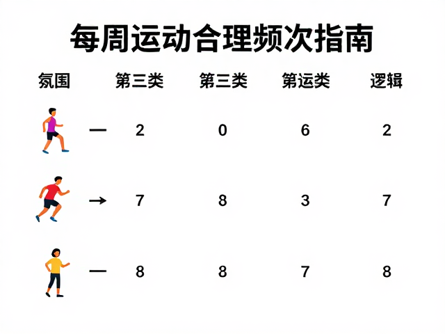 心肺提升人群恢复时间,每周运动合理频次指南