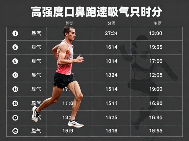 均匀换气,配速变化,高强度口鼻同吸的跑步技巧