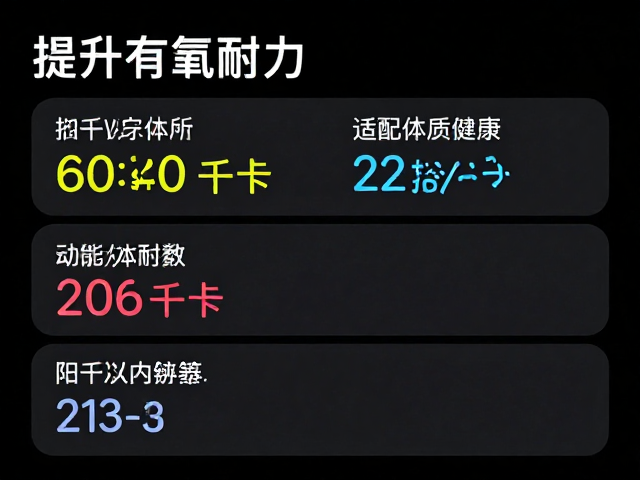 减脂人群必看，提升有氧耐力，选对运动适配体质更高效