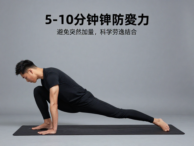 运动前热身5-10分钟防受伤，避免突然加量，科学劳逸结合