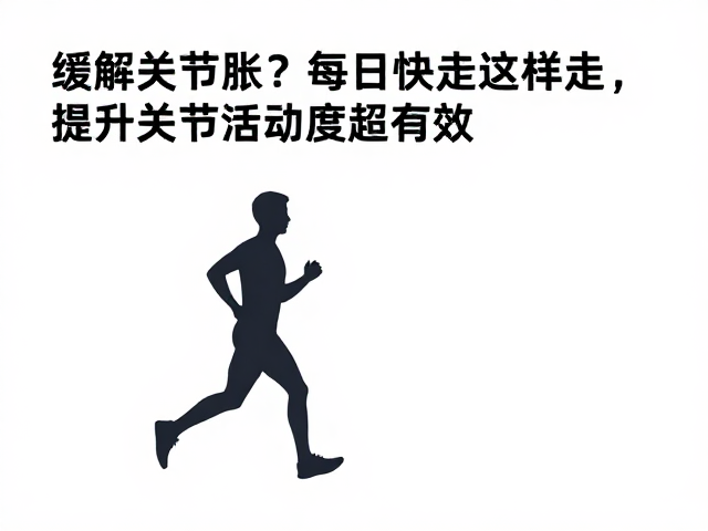 缓解关节酸胀?每天快走这样走,提升关节活动度超有效