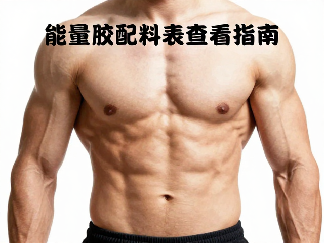 运动后肌肉修复吃什么?能量胶配料表查看指南