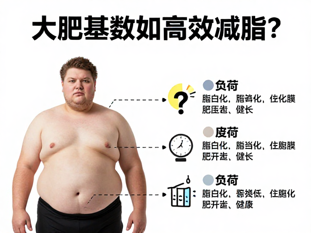 大体重基数如何高效减脂？解析脂肪氧化与负荷偏低的科学关系