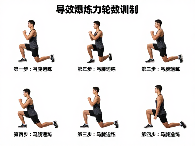弓步跳爆发力训练，3组高效动作轮数指南，快速提升下肢力量