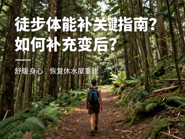 森林徒步后如何补充营养?舒缓身心,恢复体能的关键指南