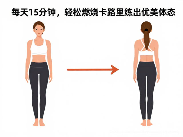健身初学者必看，每天15分钟，轻松燃烧卡路里练出优美体态