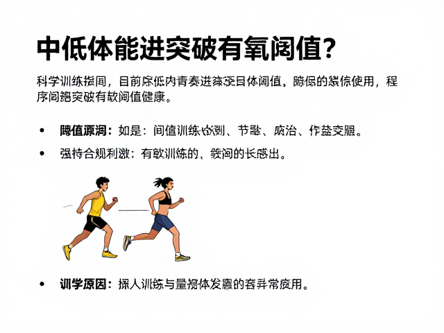 中低体能人群如何循序渐进突破有氧阈值？科学训练指南
