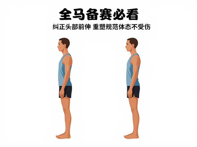全马备赛必看,纠正头部前伸,重塑规范体态不受伤