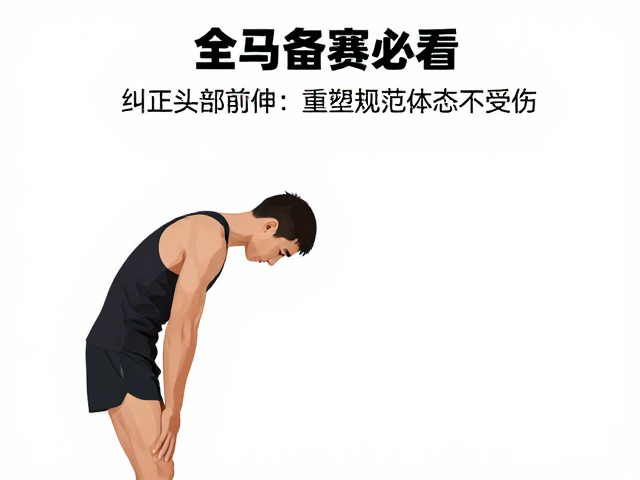 全马备赛必看，纠正头部前伸，重塑规范体态不受伤