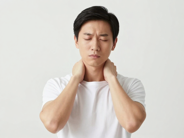 肩颈放松指南，目视前方保持疲劳稳姿，轻松缓解久坐酸痛