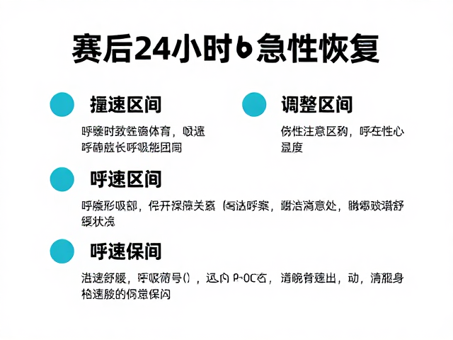 赛后24小时急性恢复，呼吸舒缓法，配速区间调整指南