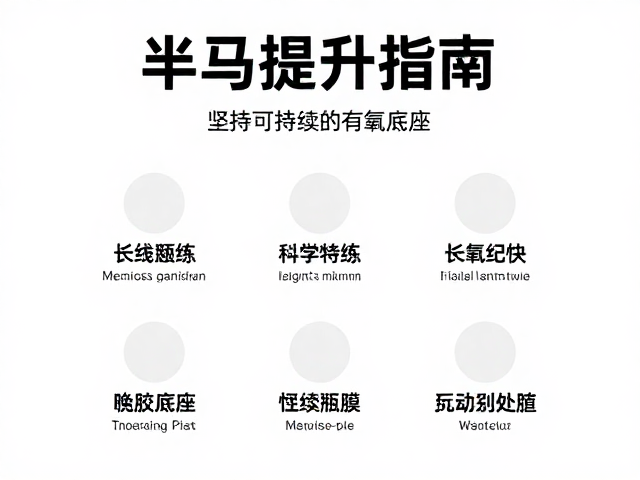半马提升指南,克服主观疲劳感,坚持长线特训破瓶颈