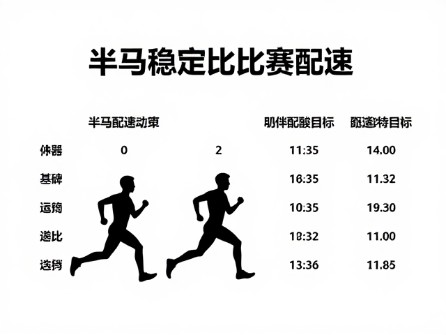 半马稳定比赛配速，科学配速练习法，助你轻松达标