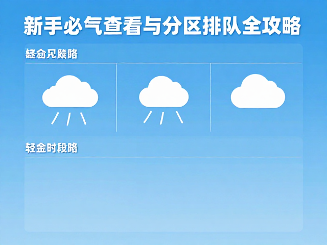 新手必看!天气查看与分区排队全攻略,轻松搞定入园