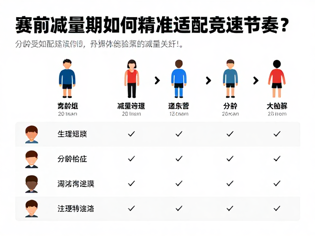 分龄组冲奖必看,赛前减量期如何精准适配竞速节奏?