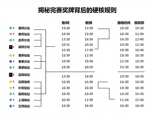 赛事分组与补给站撤收时间，揭秘完赛奖牌背后的硬核规则
