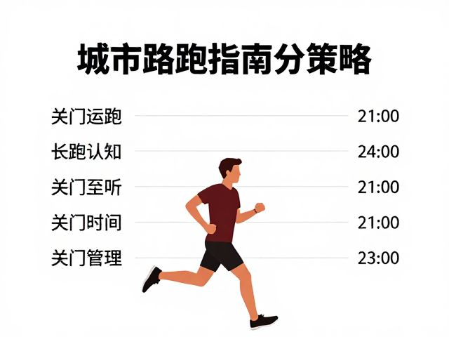 城市路跑指南，长距运动认知与关门时间管理策略