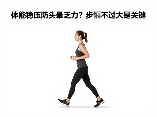 体能稳压防头晕乏力?步幅不过大是关键