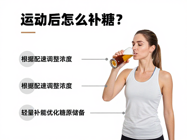 运动后怎么补糖？根据配速调整浓度，轻量补能优化糖原储备