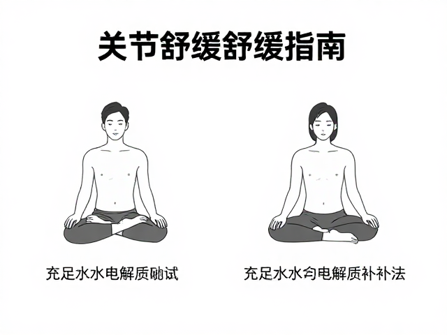 关节舒缓指南,活动度测试与充足水分电解质补充法