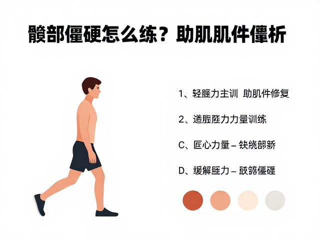 髋部僵硬怎么练？轻阻力力量训练助肌群修复，缓解僵硬