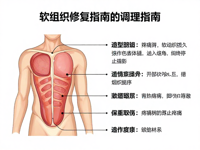 软组织修复指南，疼痛明显需停止操作，科学康复支持健康
