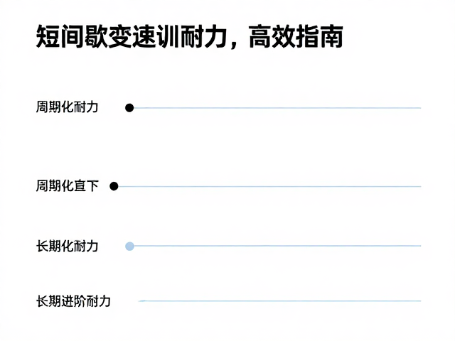短间歇变速训练,提升速度耐力的高效指南